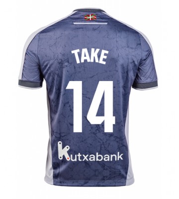 Real Sociedad Takefusa Kubo #14 Replik Auswärtstrikot 2025-26 Kurzarm